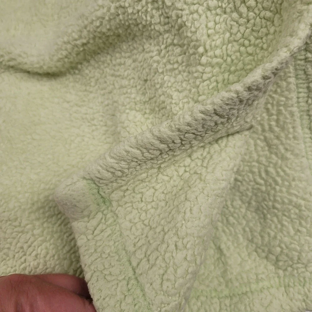 Disney‎ Baby Winnie the Pooh Green Sherpa Fleece Blanket 30x40 Sleepy Pooh Bee